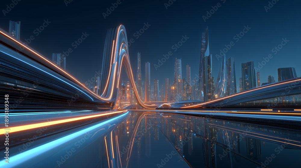 Obraz premium bridge over the river