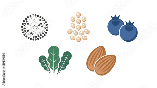 Fresh and organic ingredients, perfectly arranged, promising a delicious and nutritious culinary experience.