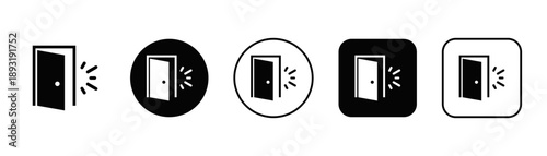 Openness Icon White And Black Background Style