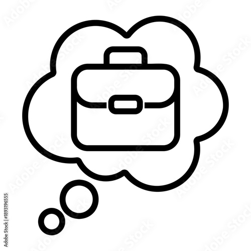 workaholic Line Icon