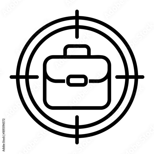 workaholic Line Icon