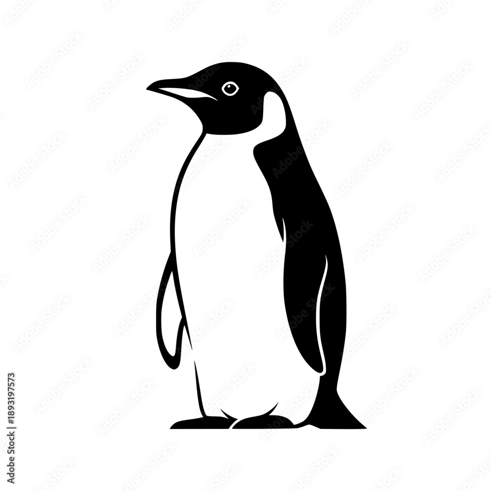 Obraz premium penguin vector icon