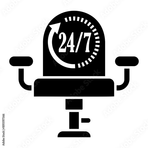 workaholic Solid icon