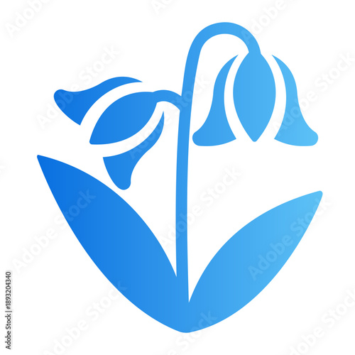 Bluebell Line Gradient Icon