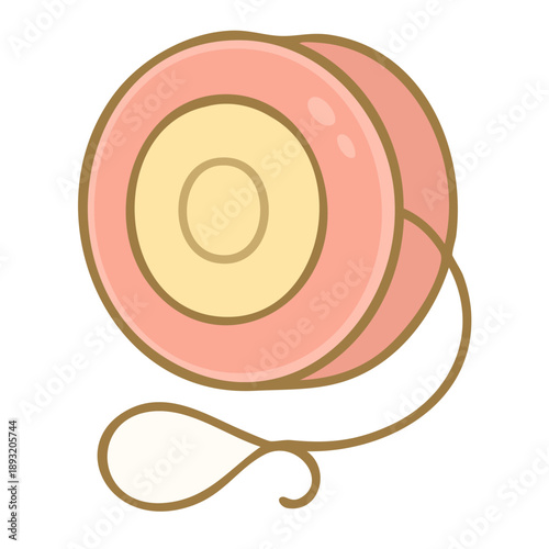 Pink Ribbon Spool with String.