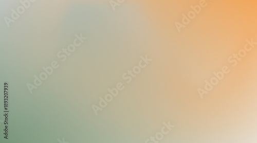 Fotografie A serene abstract background featuring a soft gradient of sage green and pale orange
