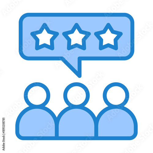 Support Agent Icon - Blue Style