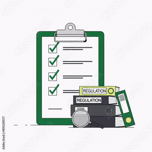 Approved Regulatory Compliance Checklist and Legal Documentation Audit Process Illustration