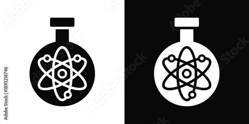 Arbitration Icon White And Black Background Style