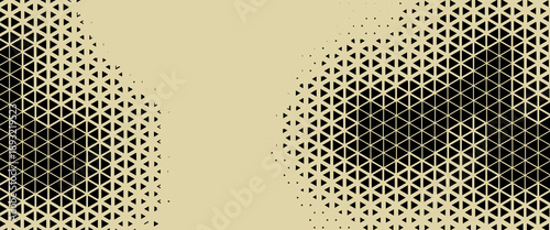Stars Modern Halftone Geometry Pattern Vector Smooth Camber Border Blue Abstract Background. Checkered Faded Particles Curve Line Subtle Texture. eps 10