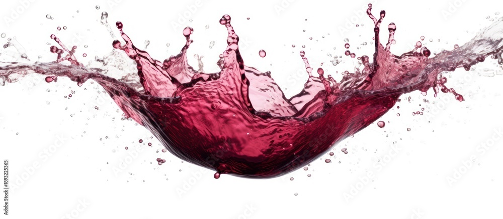 Fototapeta premium Redefine refreshment with this electrifying splash of rich crimson liquid.