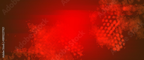 Red gradient with halftone abstract background for backdrop or presentation. Vector Illustration. abstract dot background.