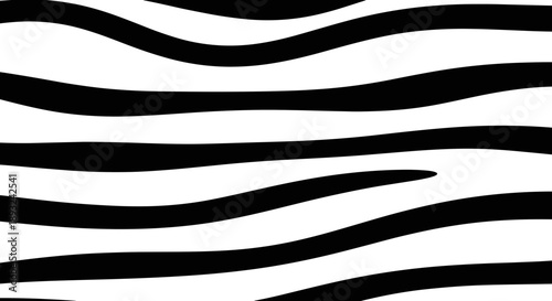 Abstract Zebra Stripes Pattern Seamless Background.
