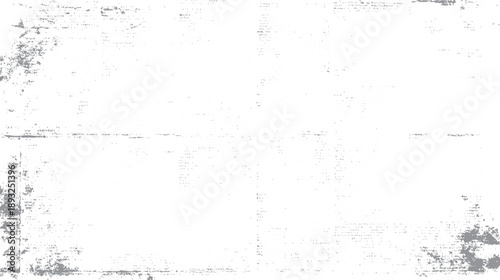 Faded grey grunge texture with scattered dots and lines on white background distressed vintage