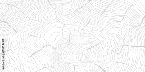 Log cut, wood texture, tree rings pattern, light gray vector background