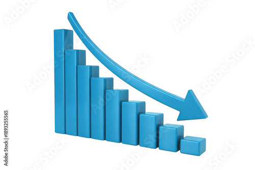 3D blue bar chart growth trend rising upward isolated on transparent background Free Download 3D blue bar chart growth trend rising upward isolated on transparent background - GFXLoad