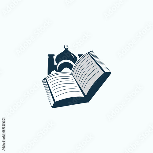 Quran icon vector. Trendy flat quran icon from religion collection isolated on white background. Vector illustration can be used for web and mobile graphic design, logo, eps10
