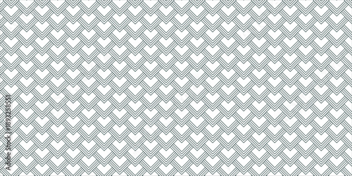 White and gray chevron pattern on a clean isolated white  background