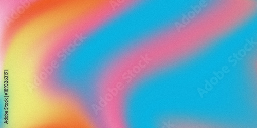 Vibrant Retro Grainy Gradient Background Texture