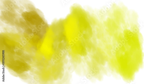 Cuadro en lienzo Abstract watercolor fluffy smoke explosion colorful on transparent background, colorful smoke or smog or fogg colorful png overlay effect