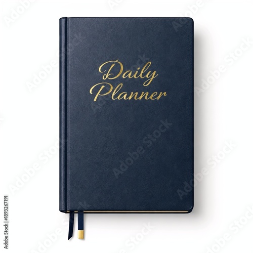 Wallpaper Mural Luxury Daily Planner Hardcover with Gold Foil Text Torontodigital.ca