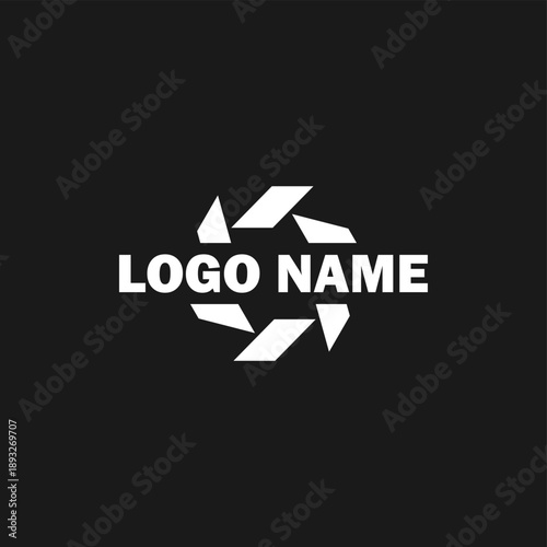 generic circle logo design , business logo , vector , symbol , company logo,background, emblem, swirl, infinity, circular	