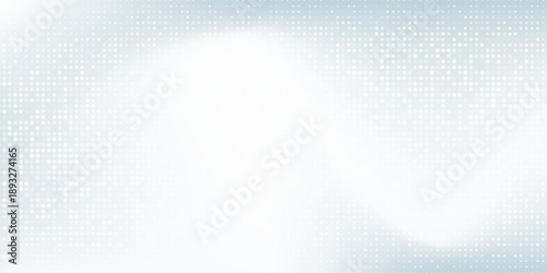 Abstract light blue blurred background horizontal panoramic web banner. Halftone corner texture.  Subtle pattern.