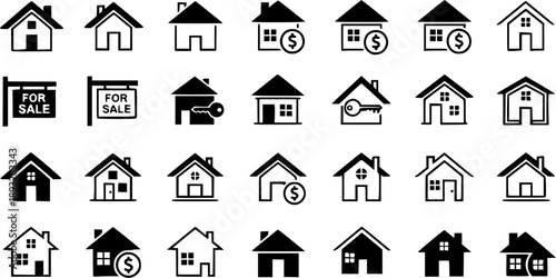 cityscape set of buldings. city landscape line vector illustration. Vector icon.