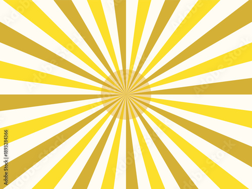 Vibrant yellow and white abstract background with lens flare effect, modern and dynamic design element