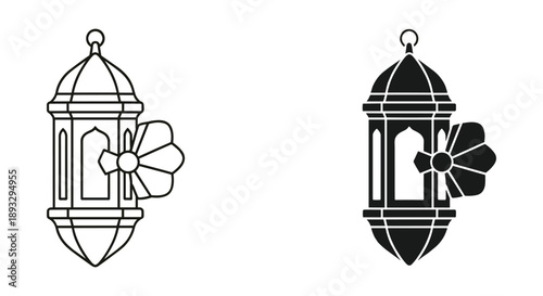 Vintage Fire Hydrant Silhouettes in Black and White