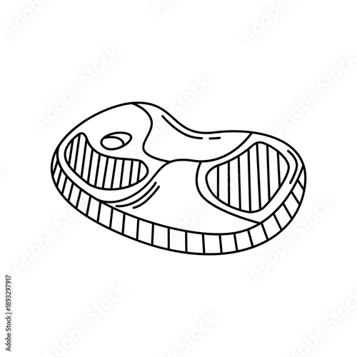 Cartoon vector illustration of a black fish icon designed as a sport label for shoes and sneakers

Would you like me to generate a similar description for a different set of keywords?