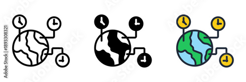 World Time Clock is a tool showing multiple global time zones for scheduling work.