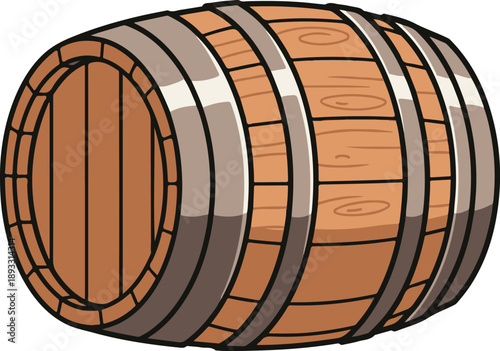 Wooden Barrel