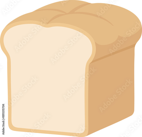 Loaf Of White Bread Illustration