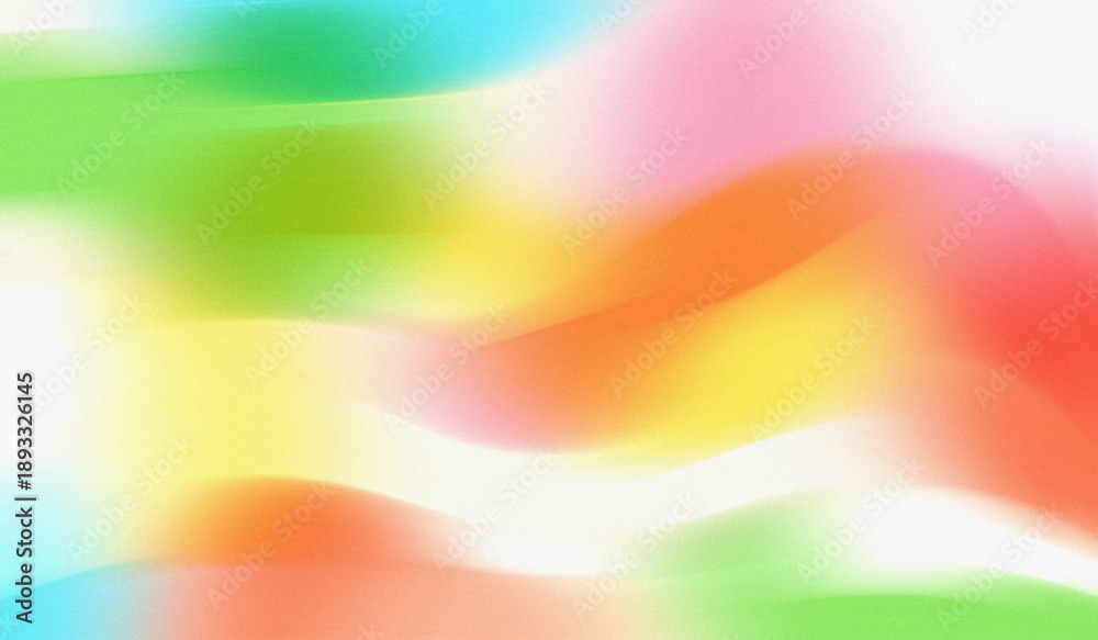 Obraz premium Colorful rainbow gradient mesh background with soft blurred waves and vibrant pastel textures