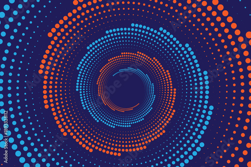 Creative Dots Background  Design template 