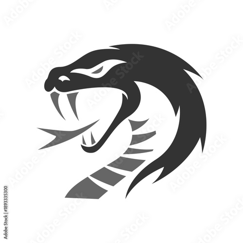 Snake logo icon design