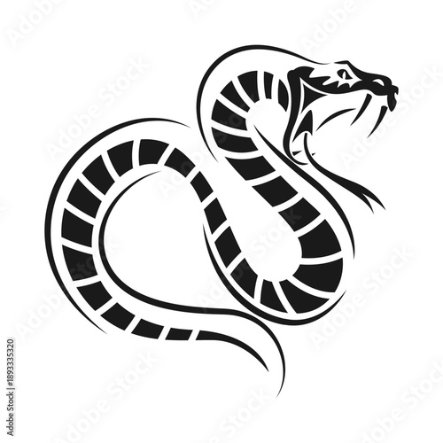 Snake logo icon design