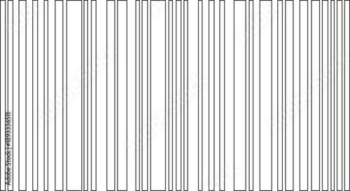Barcode icon vector illustration for scanning retail product identification, digital inventory tracking, modern flat design symbol set collection group for web app print use.