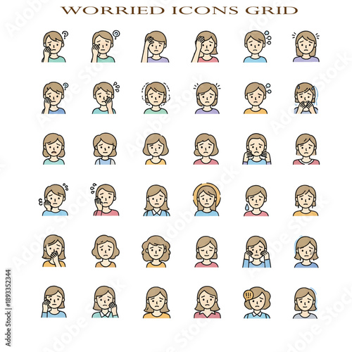 Worried Person Expressing Anxiety and Emotional Concern