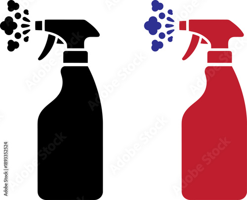 Versatile spray bottles for cleaning and disinfecting with mist sprayers for effective hygiene and sanitation