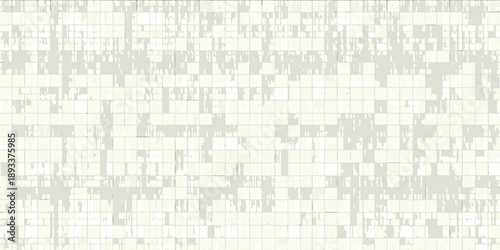 A textured background comprised of small square light colored tiles