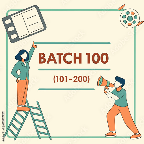        Batch 100  101 200  (2) SVG Icon Vector