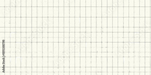 Close up of a light beige graph paper background with a uniform grid