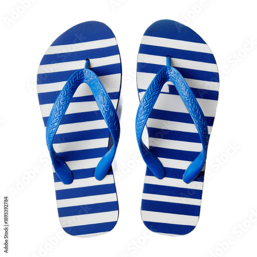Wallpaper Mural Flip-flops - one pair, flat lay, isolated on transparent background. PNG Torontodigital.ca