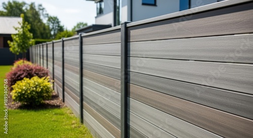 Modern Composite Fence - Stylish Backyard Privacy.