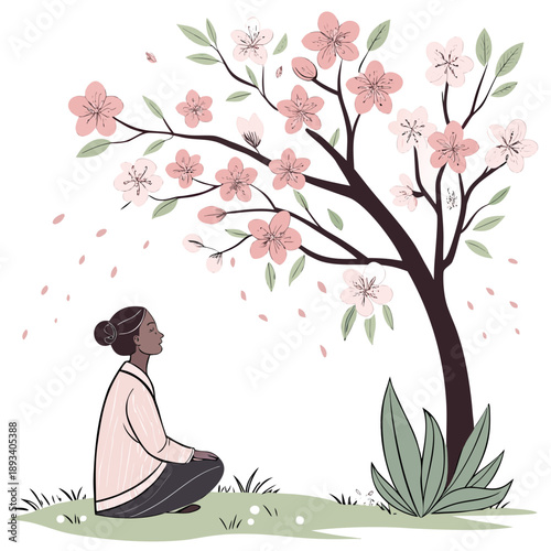 You Re In Control Spring Mindful Living Illustrati (2) SVG Vector Design