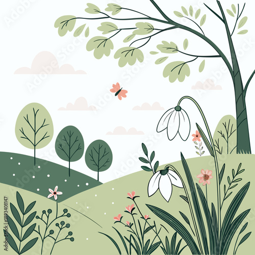 Travel Clean Vector Spring Illustration  White Bac (2) SVG Vector Design