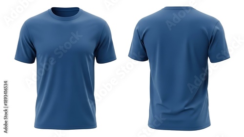 Blue short sleeve t shirts front and back views blue t shirt short sleeve shirt 1 crew neck casual wear
