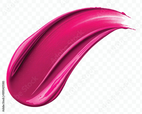 realistic 3d smooth lipstick or paint smear smudge with glossy  in different color style isolated on transparent background